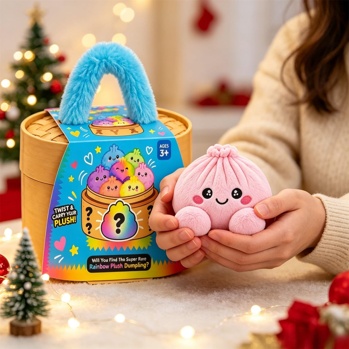 Dumpling Pillow Squishy Jumbo Plush Dumplings Cute