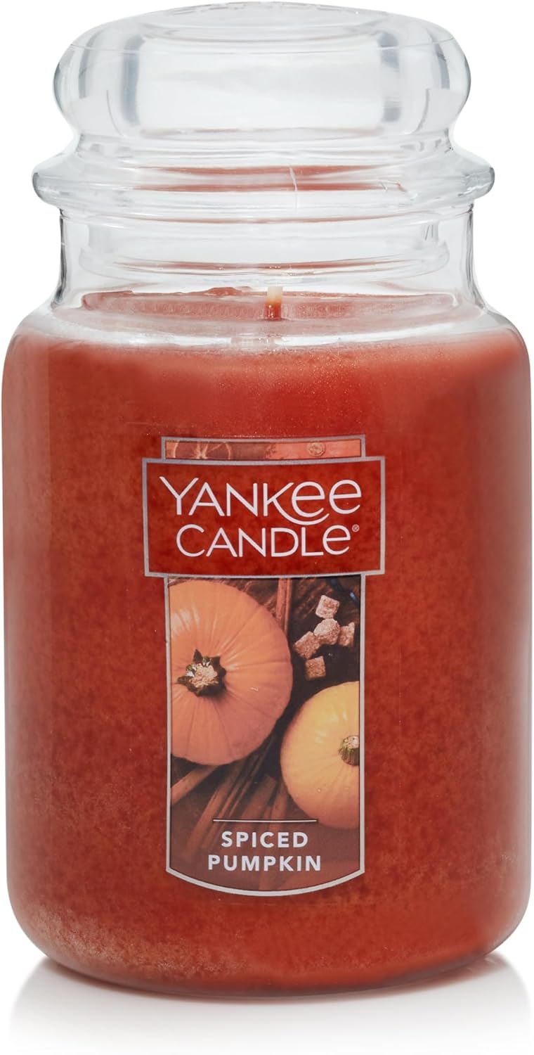 Yankee Candle Large Jar Scented Candle with up to 150 Hour Burn Time, Premium Plant Wax Blend for Cleaner Consistent Burn and Room Filling Fragrance, 22 oz, Christmas Cookie