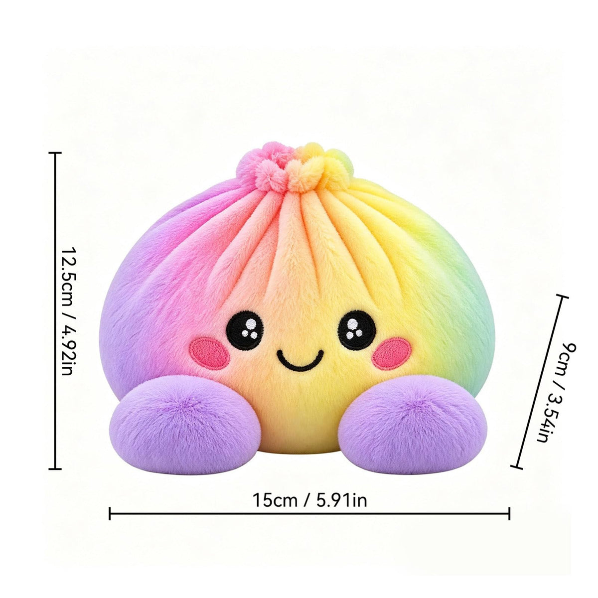 Dumpling Pillow Squishy Jumbo Plush Dumplings Cute