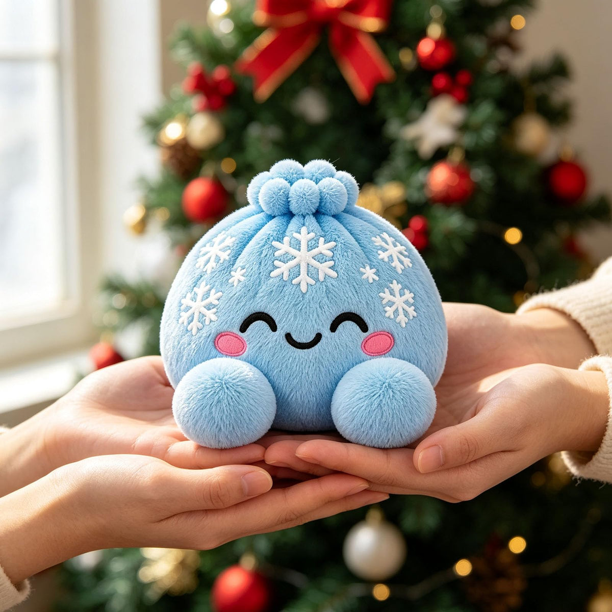 Dumpling Pillow Squishy Jumbo Plush Dumplings Cute