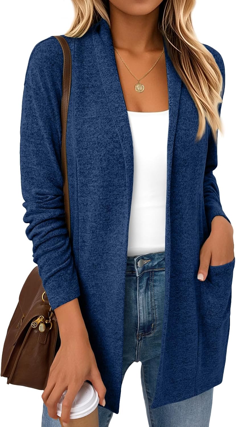 LILLUSORY Cardigan for Women Lightweight Cardigans Fall Fashion Outfits