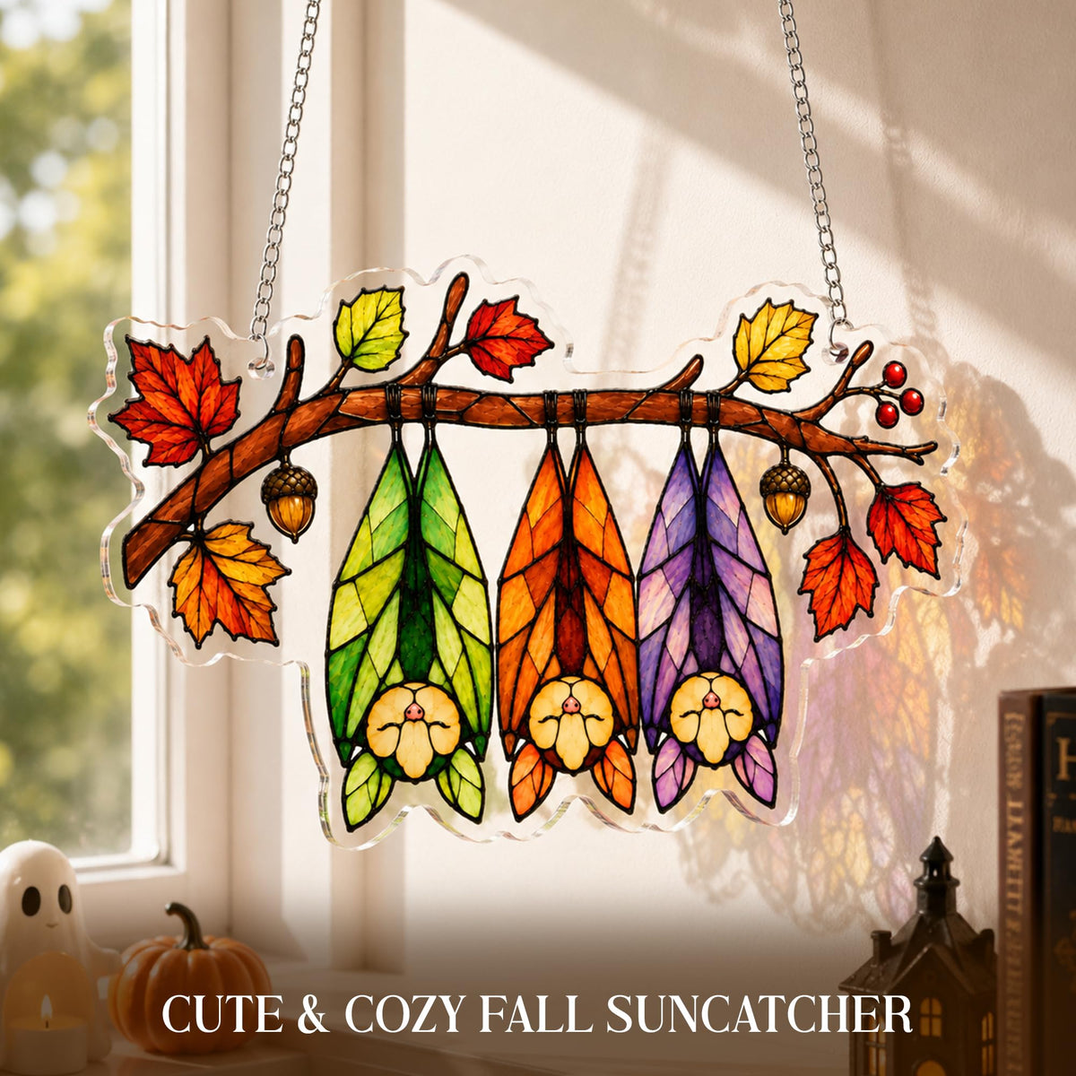 Boo Basket Stuffers for Women, Ghost Pumpkin Ornament