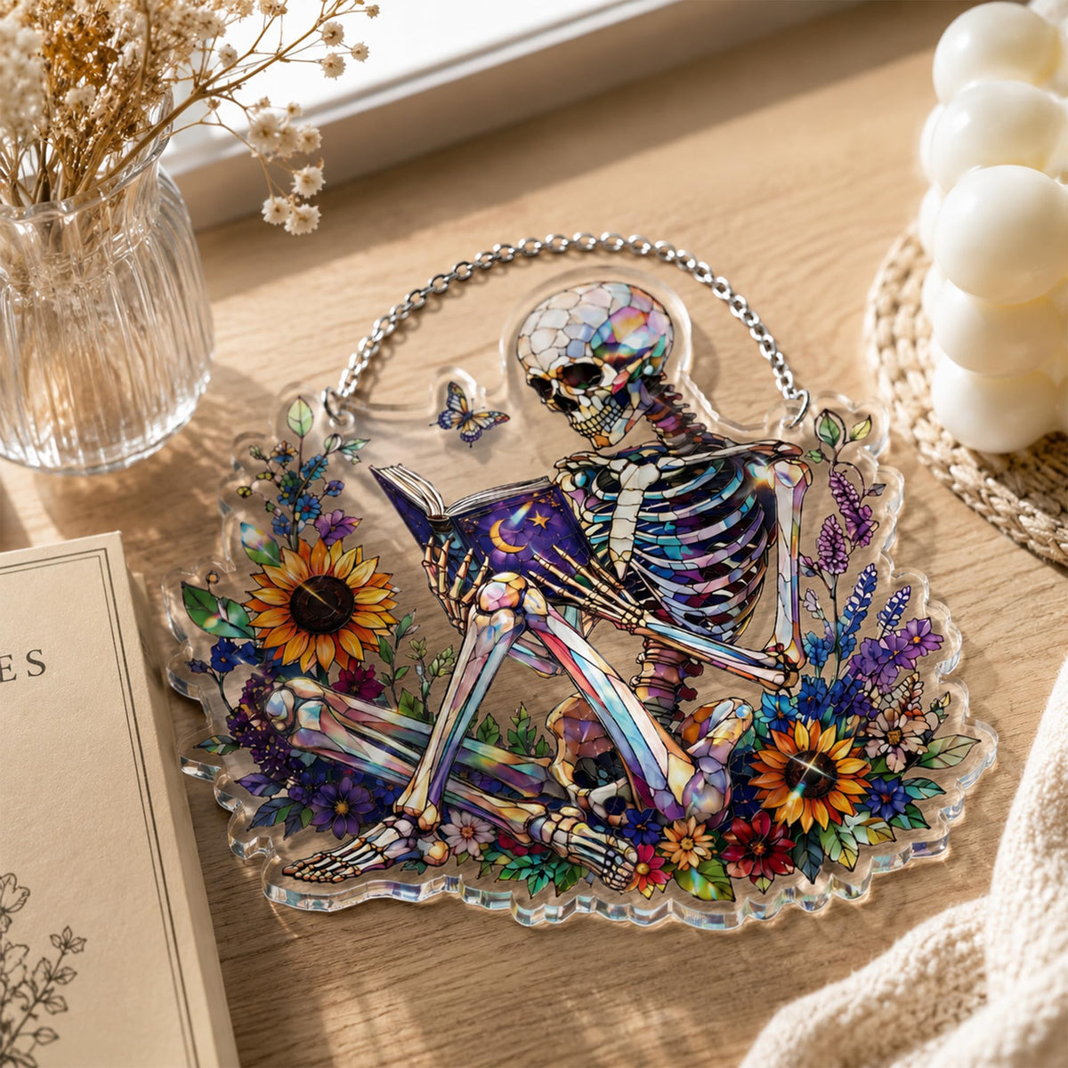 Boo Basket Stuffers for Women, Ghost Pumpkin Ornament