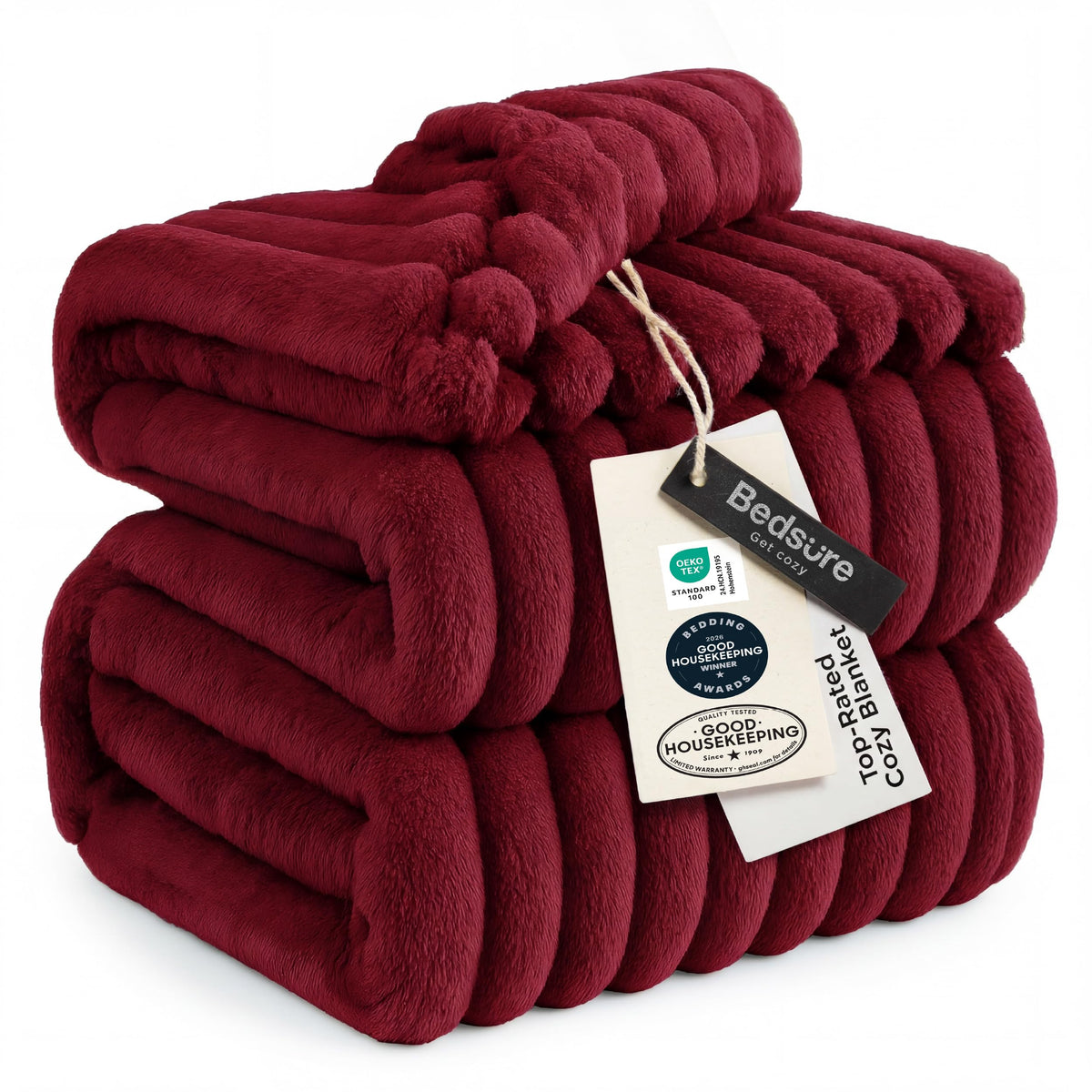 Bedsure Throw Blankets Room Decor - Women Birthday Gift, Soft Fluffy Fleece Cozy Fuzzy Plush Warm White Blanket for Couch Sofa Bed, Bedroom Livingroom Decor, Gifts for Friends, 50x60