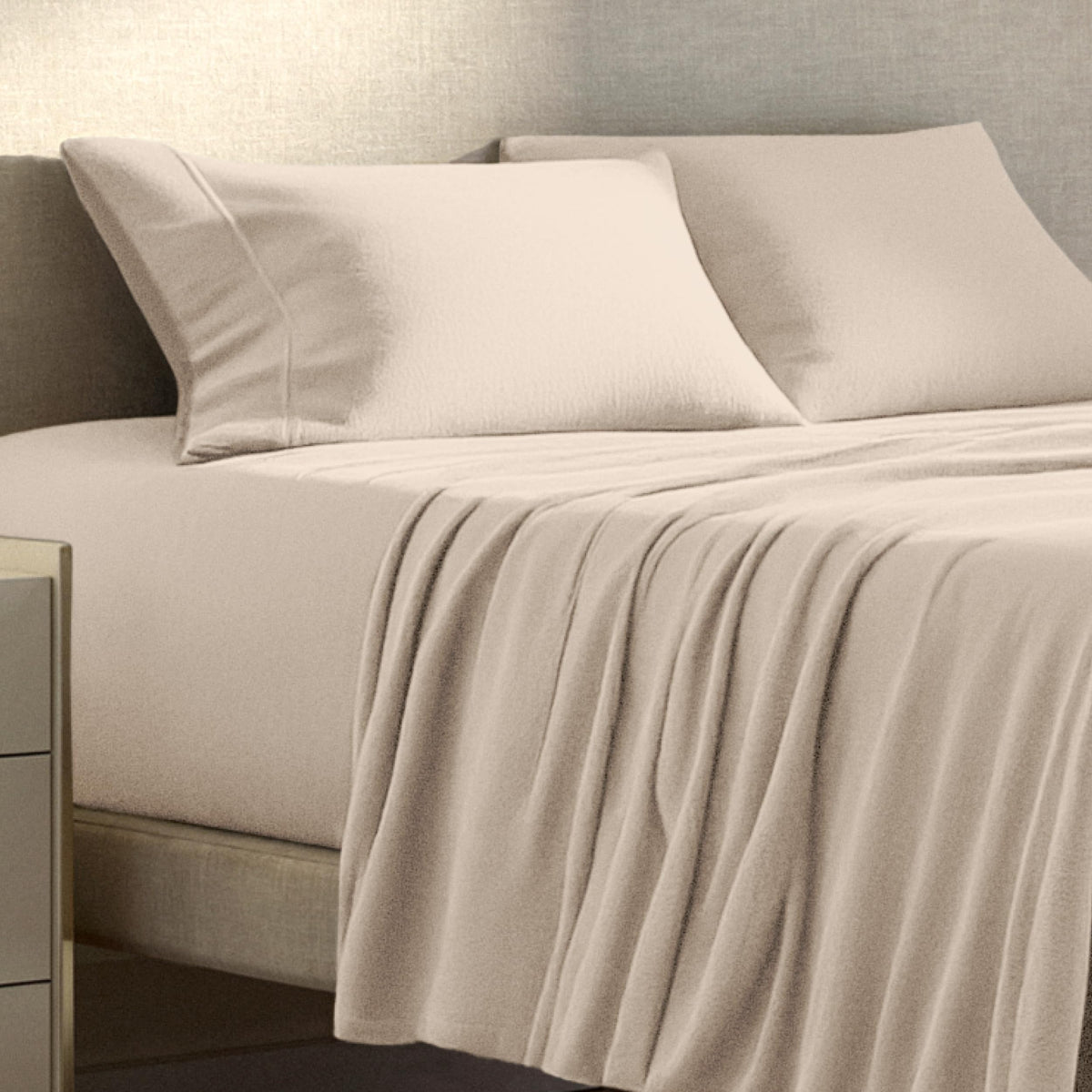 Bare Home Super Soft Fleece Sheet Set (Full, Red)