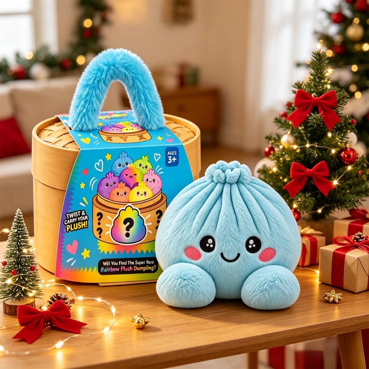 Dumpling Pillow Squishy Jumbo Plush Dumplings Cute