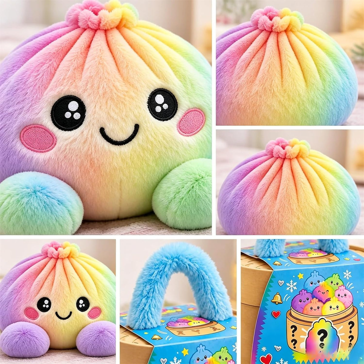 Dumpling Pillow Squishy Jumbo Plush Dumplings Cute