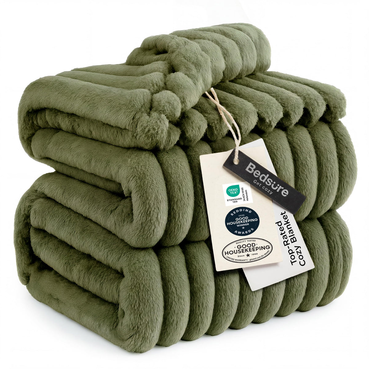 Bedsure Throw Blankets Room Decor - Women Birthday Gift, Soft Fluffy Fleece Cozy Fuzzy Plush Warm White Blanket for Couch Sofa Bed, Bedroom Livingroom Decor, Gifts for Friends, 50x60